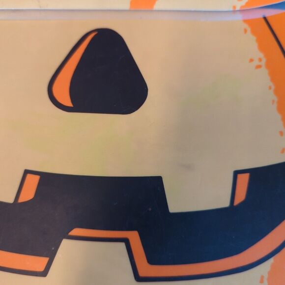 Vintage B of A 4 Reversible Placemats Jack O Lantern Pumpkins Scarecrow Set 4 - Picture 5 of 7